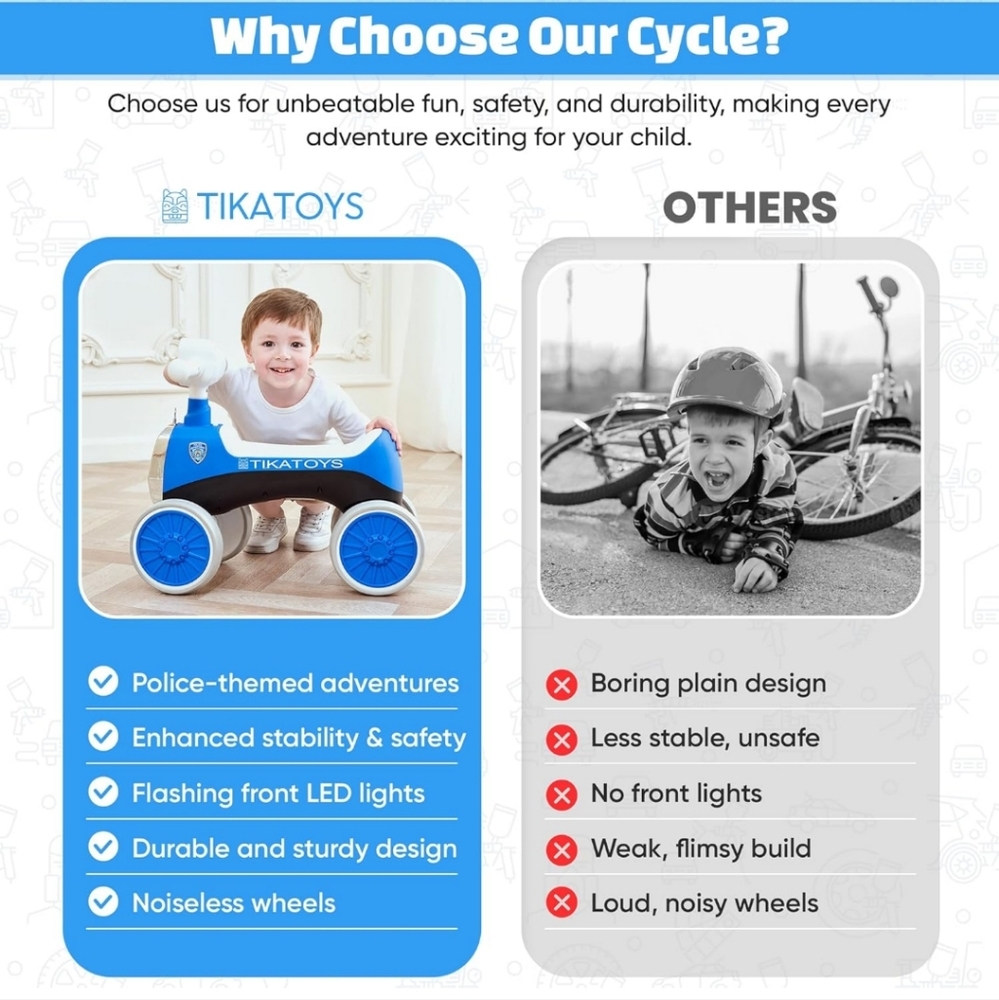 Toddler Bike for 2-5 Year Olds - Picture 7 of 7
